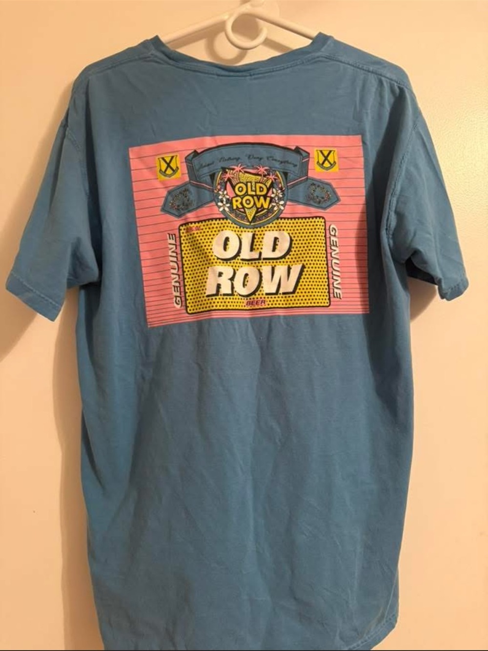Men's Graphic T-Shirt in Light Blue